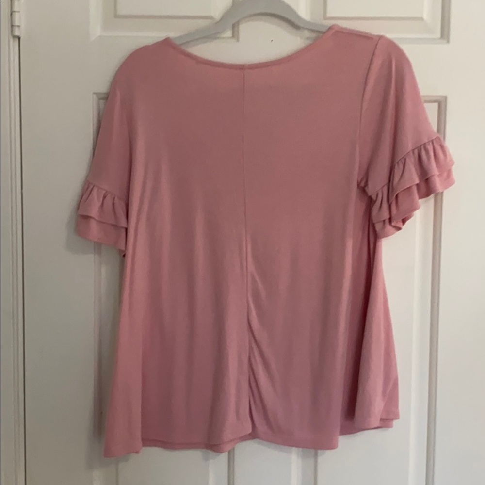 Alya Ruffle Sleeve Top size small - Picture 2 of 2